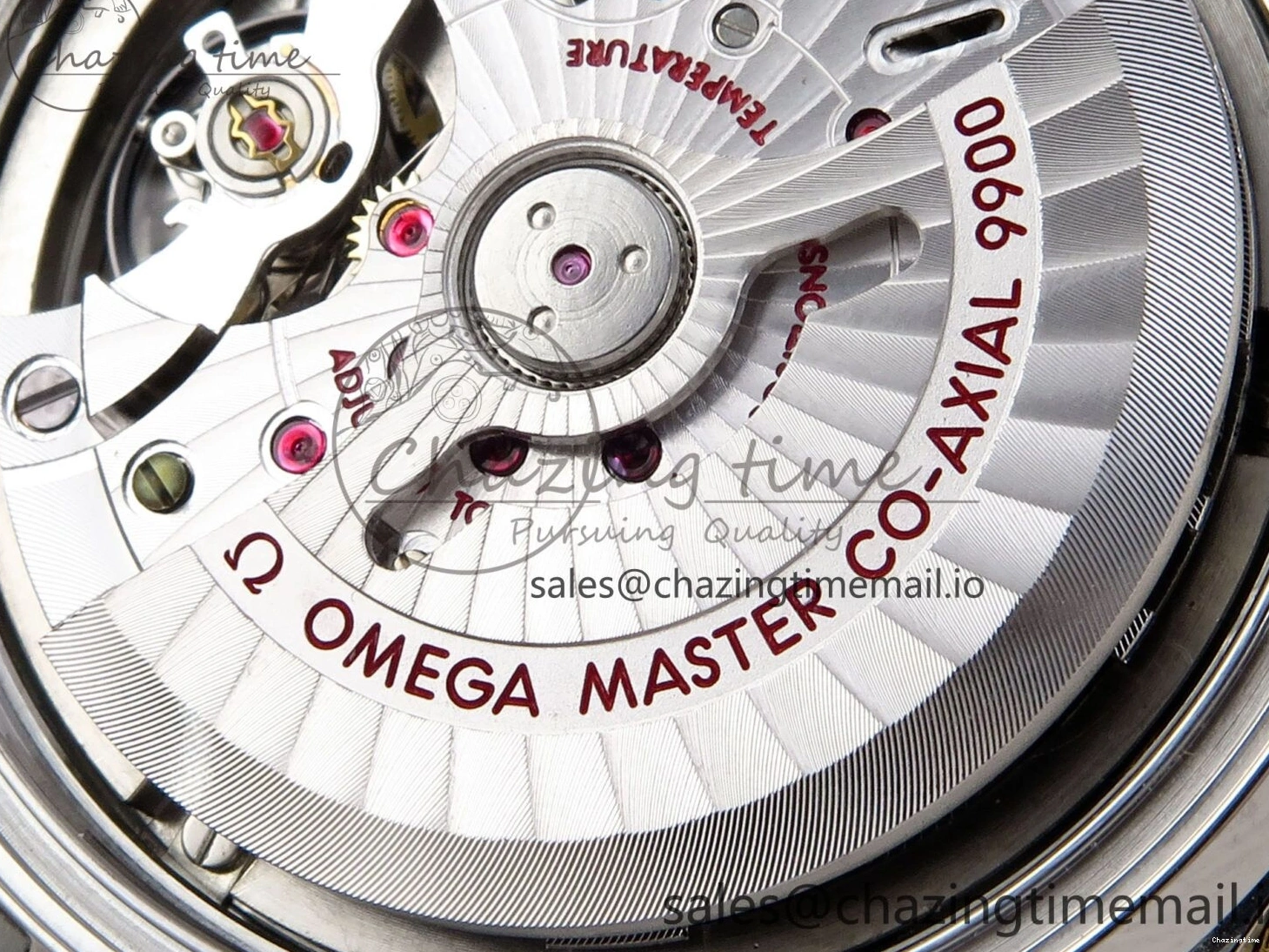 0111 Seamaster 300m Chrono SS YG OMF 1:1 Best Edition Blue Dial on SS YG Bracelet A Popular 7685